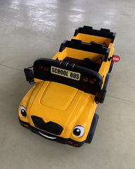 ProRide School Bus 2 - Seater 24V7AH Yellow - Colorland Toys