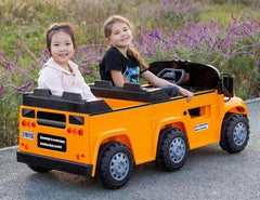 ProRide School Bus 2 - Seater 24V7AH Yellow - Colorland Toys