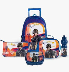 PUBG Battlegrounds Lone Survivor V2 5 - in - 1 School Set 18inch TBT235IN1C30 - 18 - Colorland Toys