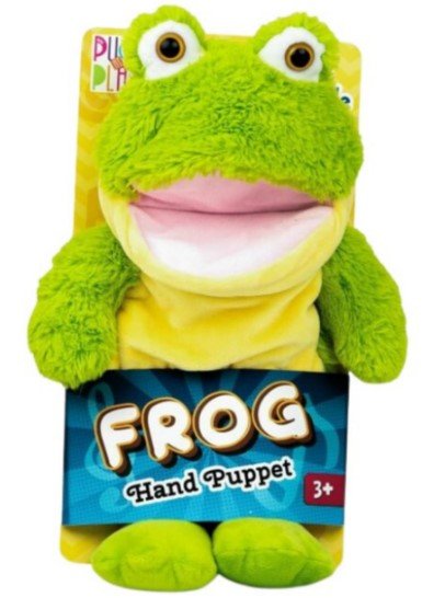 Pugs at Play Frog Talking Hand Puppet ST - PAP32 - Colorland Toys