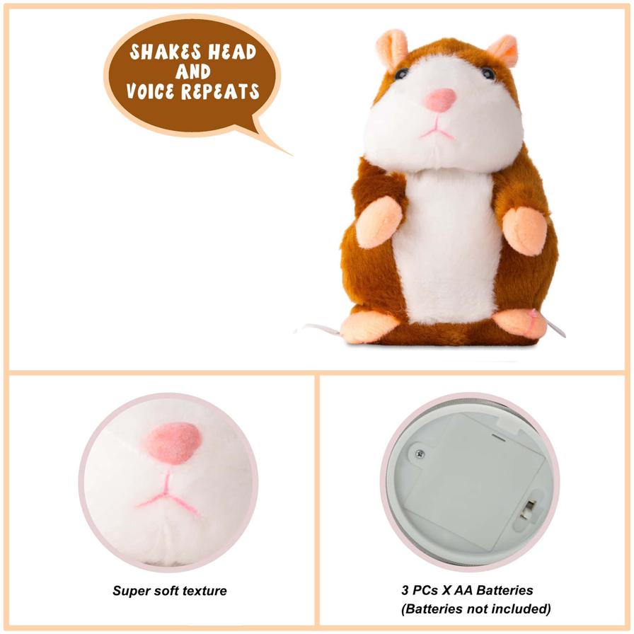 Pugs at Play Maggy Talking Hamster ST - PAP17 - Colorland Toys