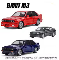 Pullback BMW M3 E30 Die - Cast 1:24 Scale Asstd. CZ178B - Colorland Toys