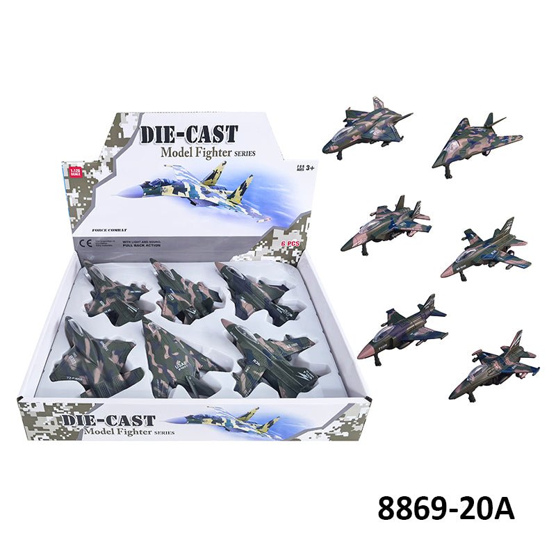 Pullback Die Cast Military Model With Light And Sound 677 - 13 - Colorland Toys