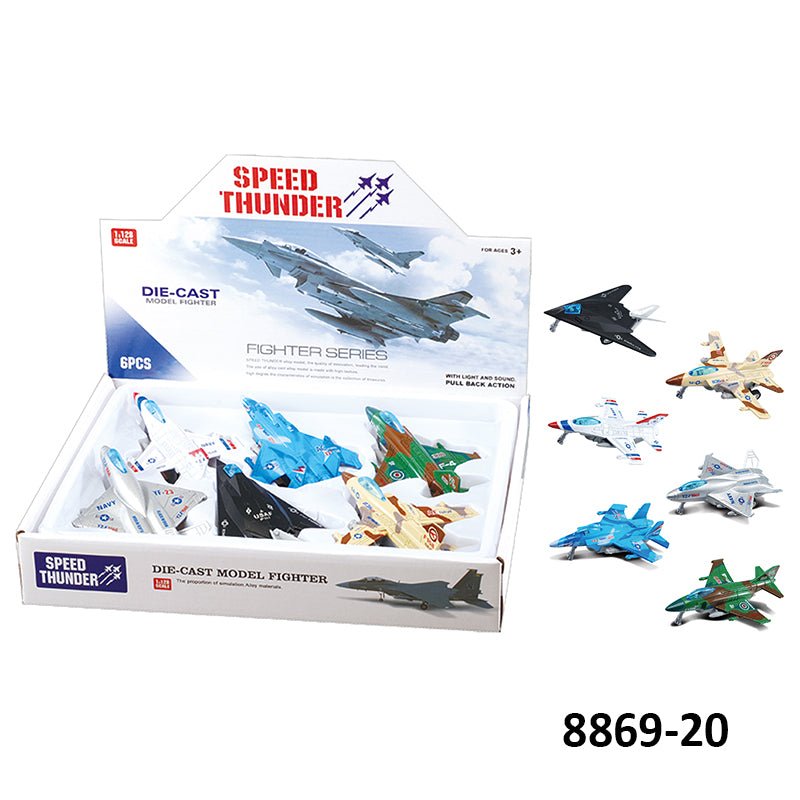 Pullback Die Cast Military Model With Light And Sound 677 - 13 - Colorland Toys