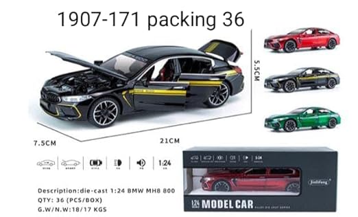 Pullback Diecast Car BMW Manhart M308 - Colorland Toys