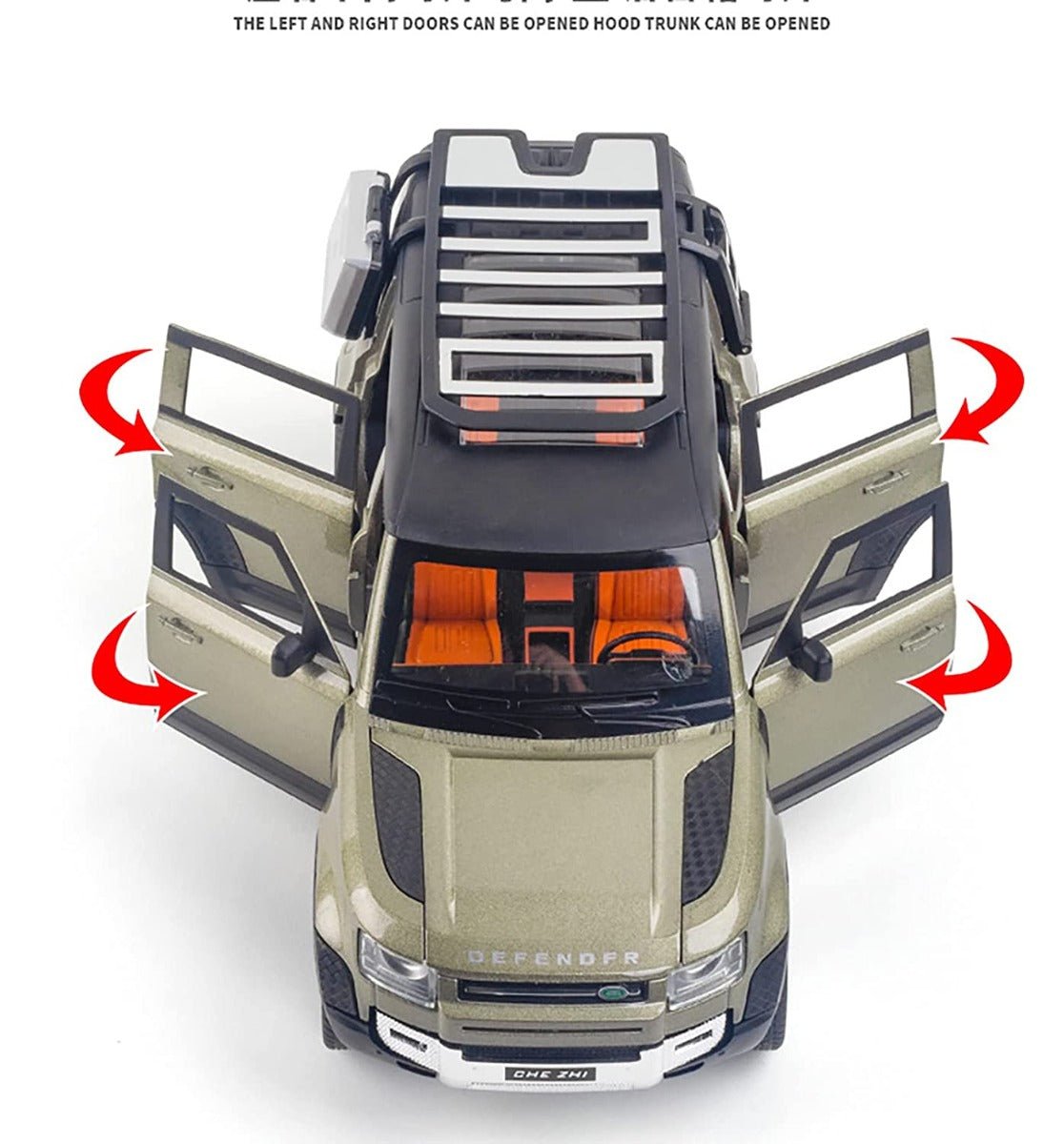 Pullback Diecast Car Defender CZ132/A - Colorland Toys