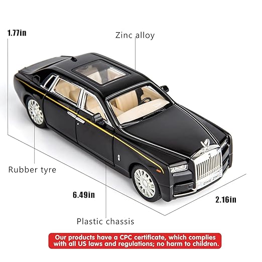 Pullback Diecast Car Rolls Royce CZ116 - Colorland Toys