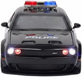Pullback Dodge Challenger Police Die-Cast 1:24 Scale CZ172AJ - Colorland Toys