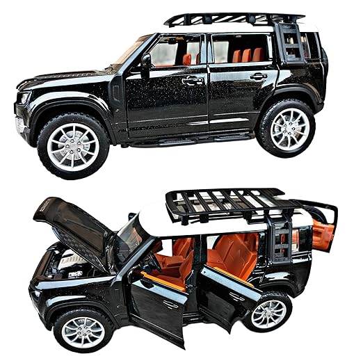 Pullback Land Rover Defender Die - Cast 1:22 Scale Asstd. CZ132A/XA2403B/HCL - 910A - Colorland Toys