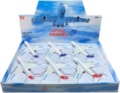 Pullback Metal Die - Cast Airline Asstd. 757 - 6 - Colorland Toys