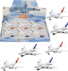 Pullback Metal Die - Cast Airline Asstd. 757 - 6 - Colorland Toys