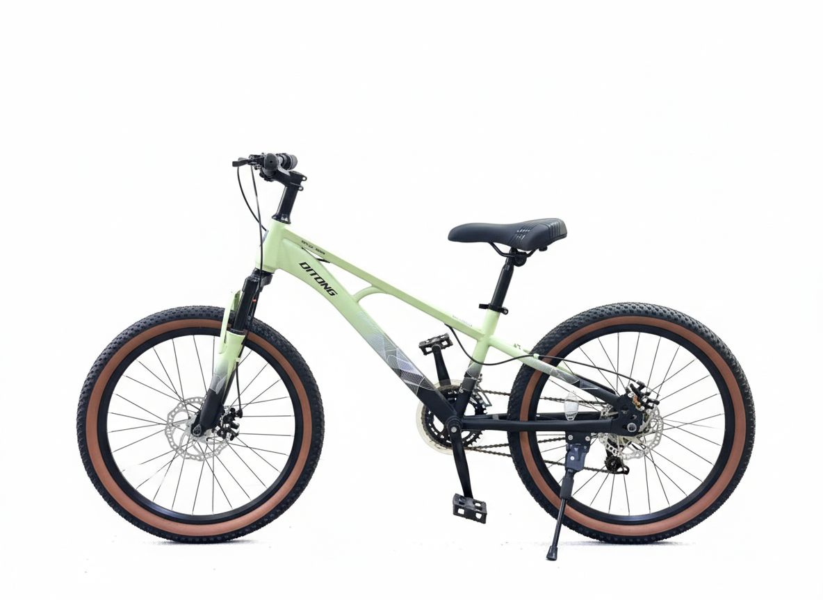 Qitong Bicycle 22 Inch Green TN24Q66 - Colorland Toys
