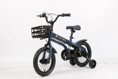 Qitong Bicycle With Basket 14 Inch Blue TN22A08 14IN - Colorland Toys