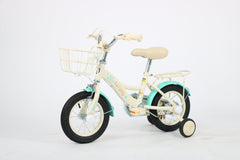 Qitong Bicycle With Basket 14 Inch Green TN - B06 14IN - Colorland Toys