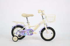 Qitong Bicycle With Basket 14 Inch Purple TN - B06 14IN - Colorland Toys