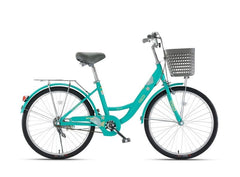 Qitong Bicycle With Basket 20 Inch Green TN24Q24 - Colorland Toys