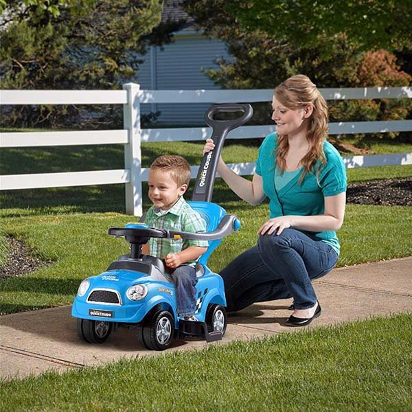QuickCoupe 3-in-1 Pushing Car Blue B5128/321 - Colorland Toys