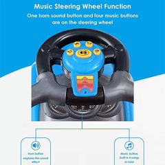 QuickCoupe 3-in-1 Pushing Car Blue B5128/321 - Colorland Toys