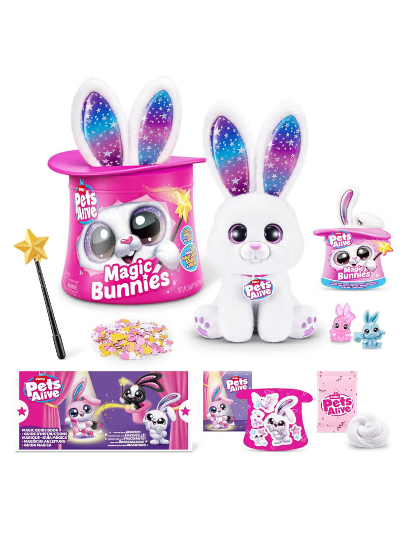 Pets Alive Magic Bunny Surprise Candy Robotic Bunny White 9549B - Colorland Toys