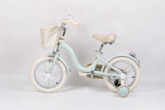 Raccoon Bicycle With Basket 14 Inch Green TN23R06 14IN - Colorland Toys