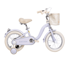 Raccoon Bicycle With Basket 14 Inch Purple TN23R06 14IN - Colorland Toys