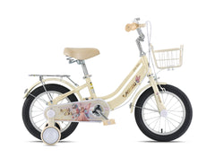 Raccoon Bicycle With Basket 14 Inch White TN24R62 - Colorland Toys