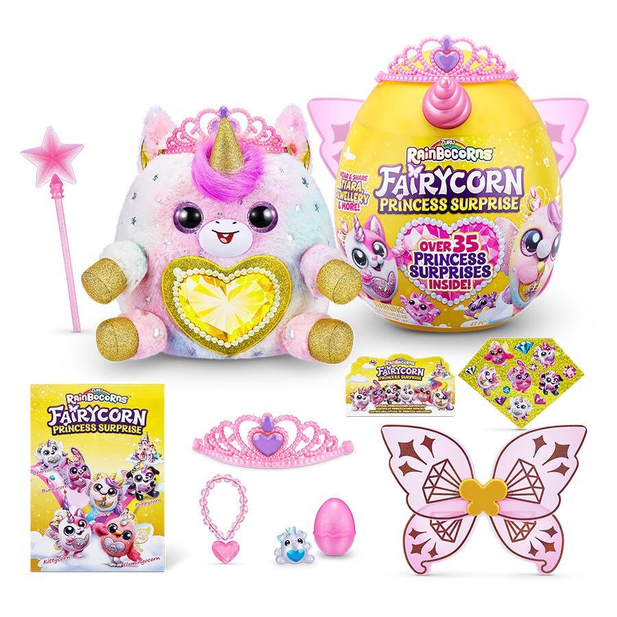 Rainbocorns Fairycorn Princess Plush Medium S6 ZUR - 9281 - Colorland Toys