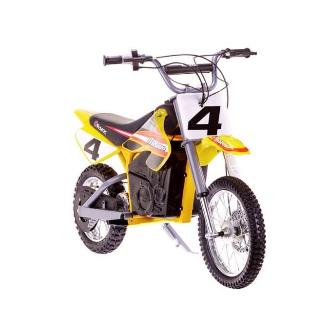 Razor MX650 Dirt Rocket Electric Motocross Bike - Yellow - Colorland Toys