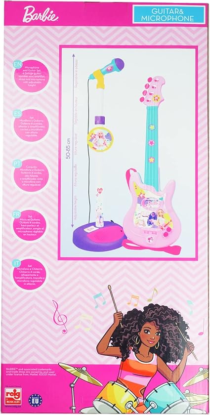 Reig Barbie Microphone And Guitar Set 4400 - Colorland Toys