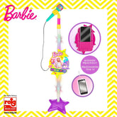 Reig Barbie Stand Microphone With Audio 4405 - Colorland Toys