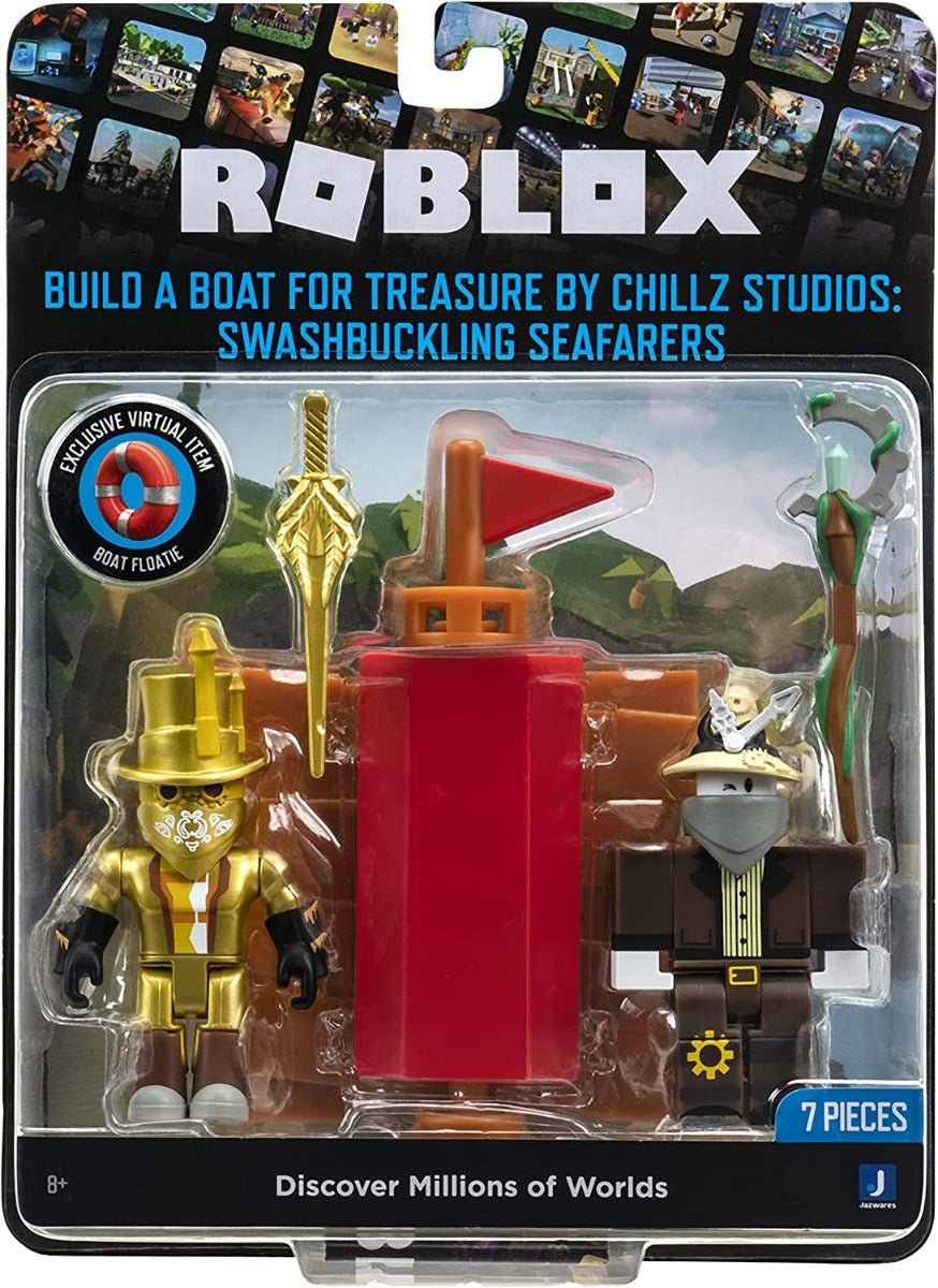Roblox Game Packs - Build A Boat For Treasure By Chillz Studios Swashbuckling Seafarers ROB0686/10725 - Colorland Toys