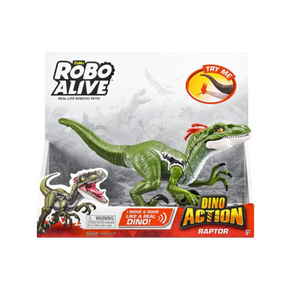 Robo Alive Dino Action Raptor Robotic Dinosaur - Colorland Toys