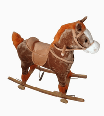 Rocking Horse with Wheel Brown 401W - Colorland Toys