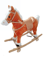 Rocking Horse with Wheel Coffee 401W - Colorland Toys