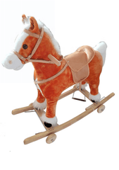 Rocking Horse with Wheel Coffee 401W - Colorland Toys