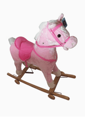 Rocking Horse with Wheel Pink 401W - Colorland Toys