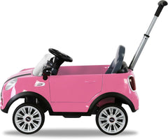Rollplay MINI Cooper Ride-On Push Car Buggy, Pink for Toddlers - Colorland Toys