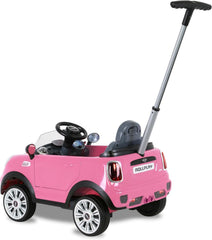 Rollplay MINI Cooper Ride-On Push Car Buggy, Pink for Toddlers - Colorland Toys