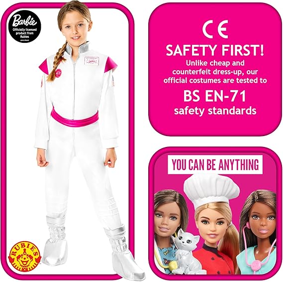 Rubies Barbie Astronaut Costume 700977 - XS - Colorland Toys