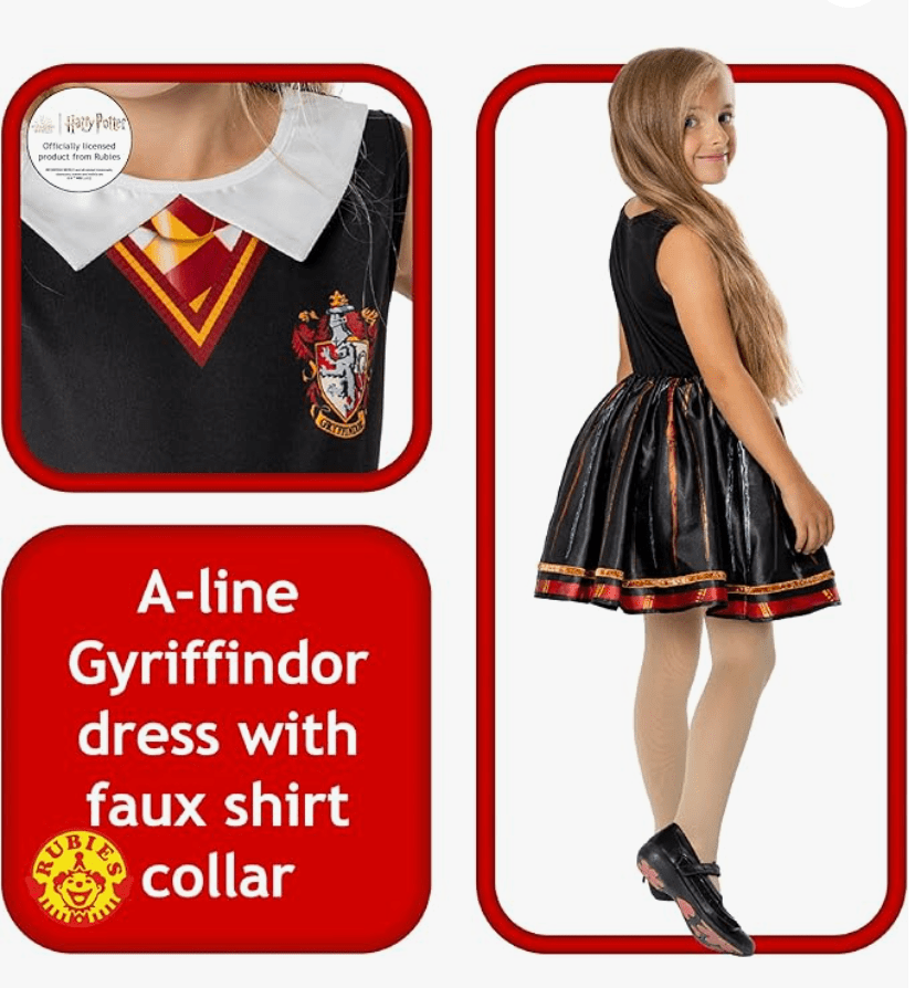Rubies Harry Potter Hogwarts Dress Girl Medium 301293 - M - Colorland Toys