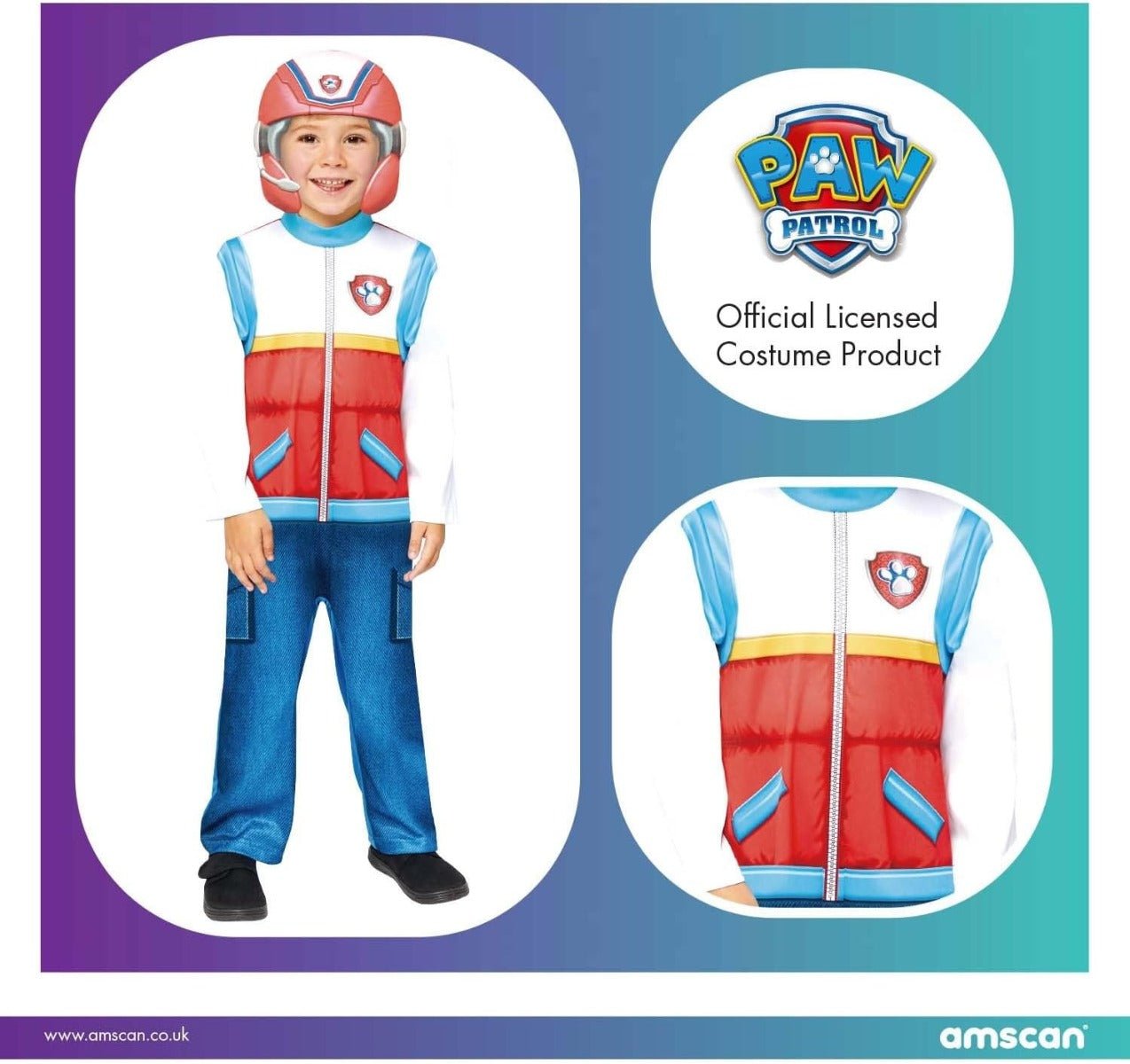 Rubies Paw Patrol Ryder Costume 3 - 4 - Colorland Toys