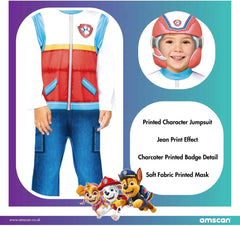 Rubies Paw Patrol Ryder Costume 3 - 4 - Colorland Toys