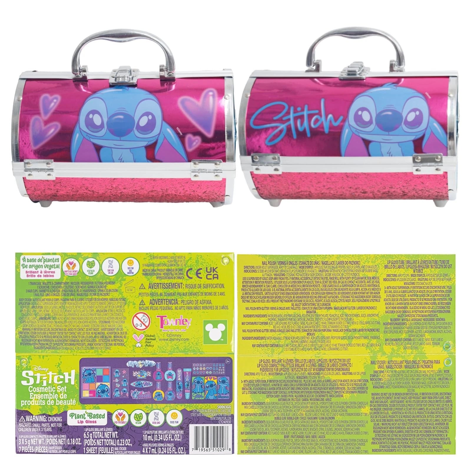 Townley Girl Cosmetic Case Set SI0063GG - Colorland Toys