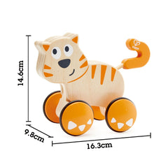 Hape Dante Push And Go Wooden Pull Along Toy - Colorland Toys