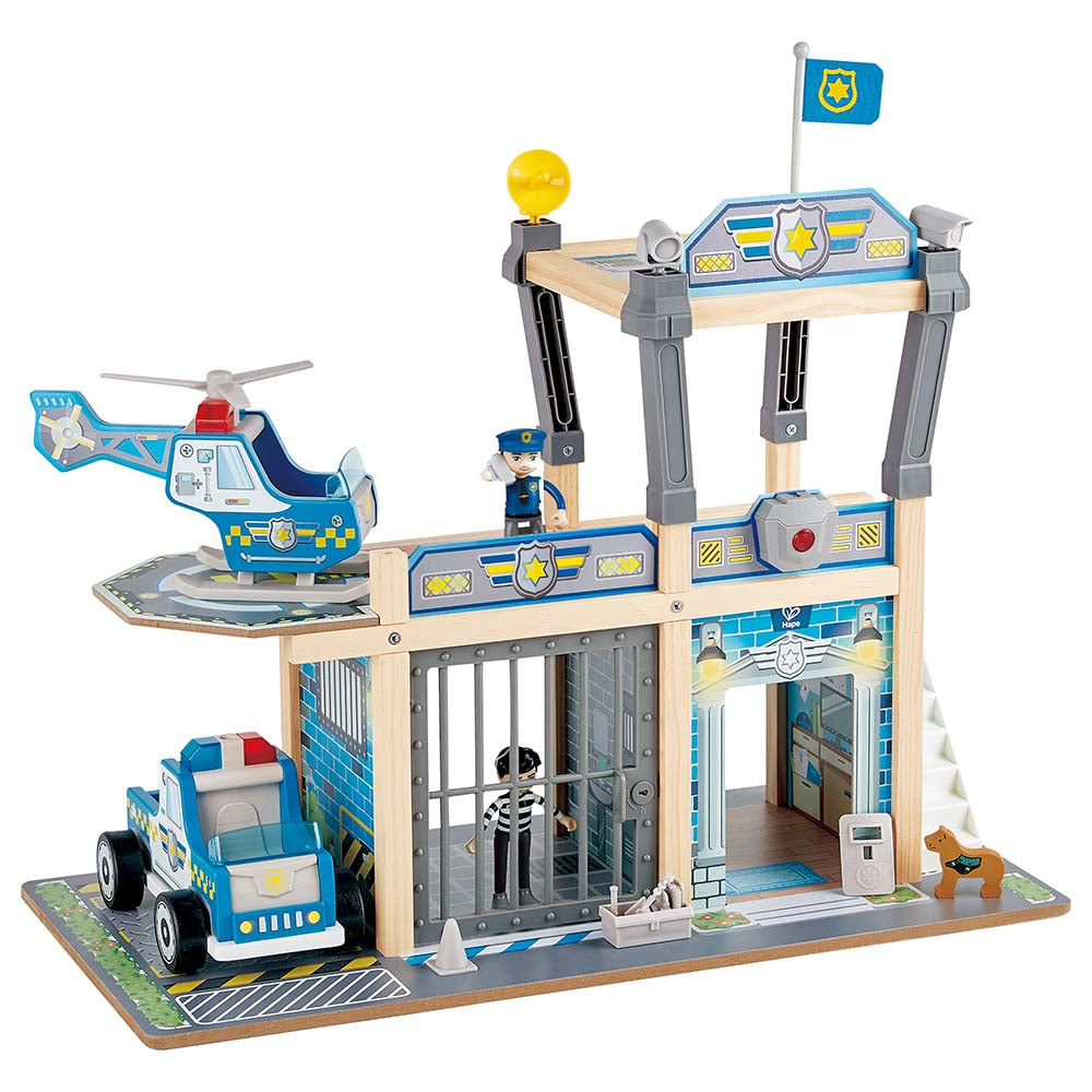 Hape Metro Police Dept Playset E3050 - Colorland Toys