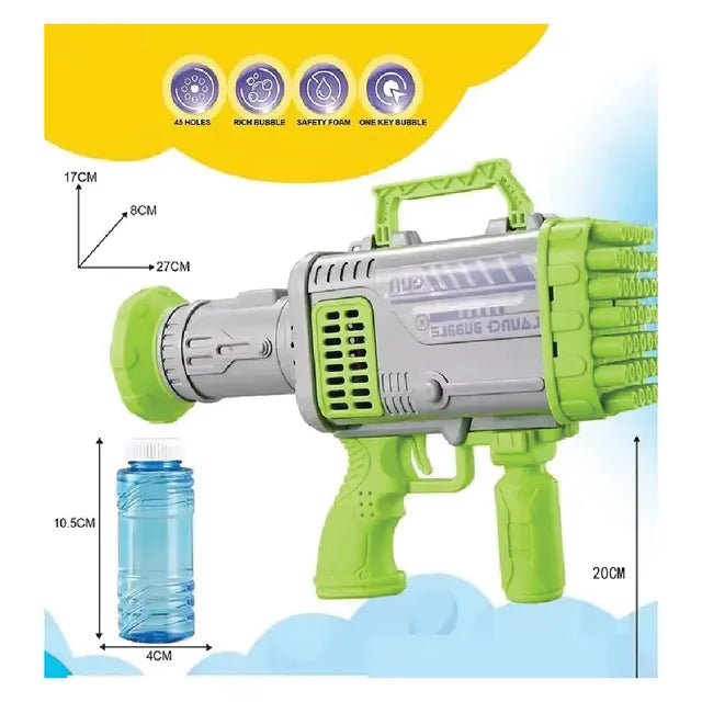 Sam Toys One key Bubble Gun With Light - Colorland Toys