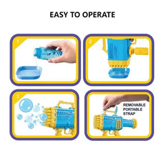 Sam Toys One key Bubble Gun With Light - Colorland Toys