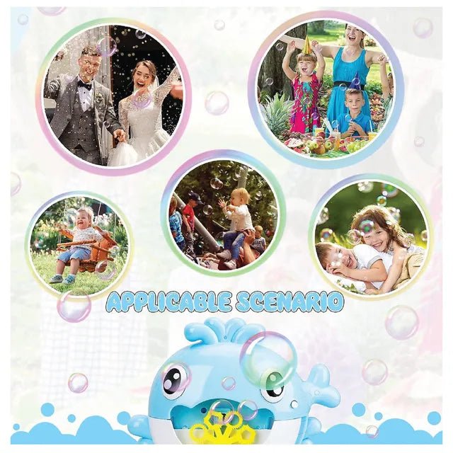 Sam Toys Whale Bubble Machine With Light & Sounds - Colorland Toys