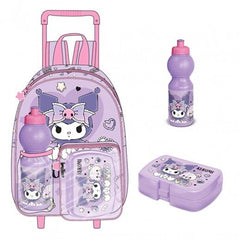 Sanrio Kuromi Junior 3 In 1 Trolley Bag 14 - Inch FKA - 025 - 104 - Colorland Toys