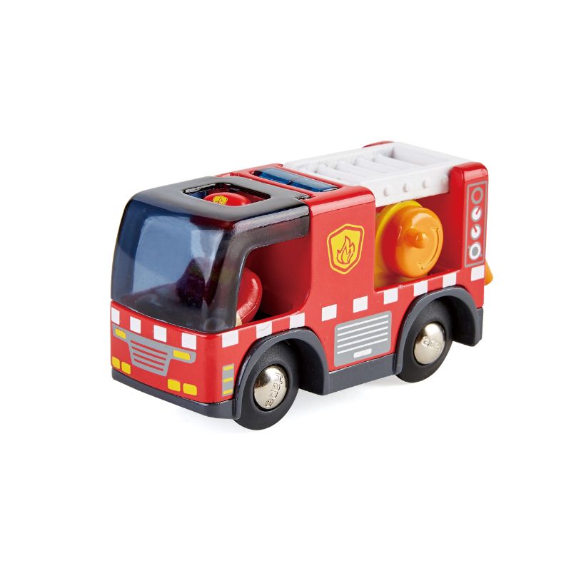 Hape Fire Truck with Siren - Colorland Toys
